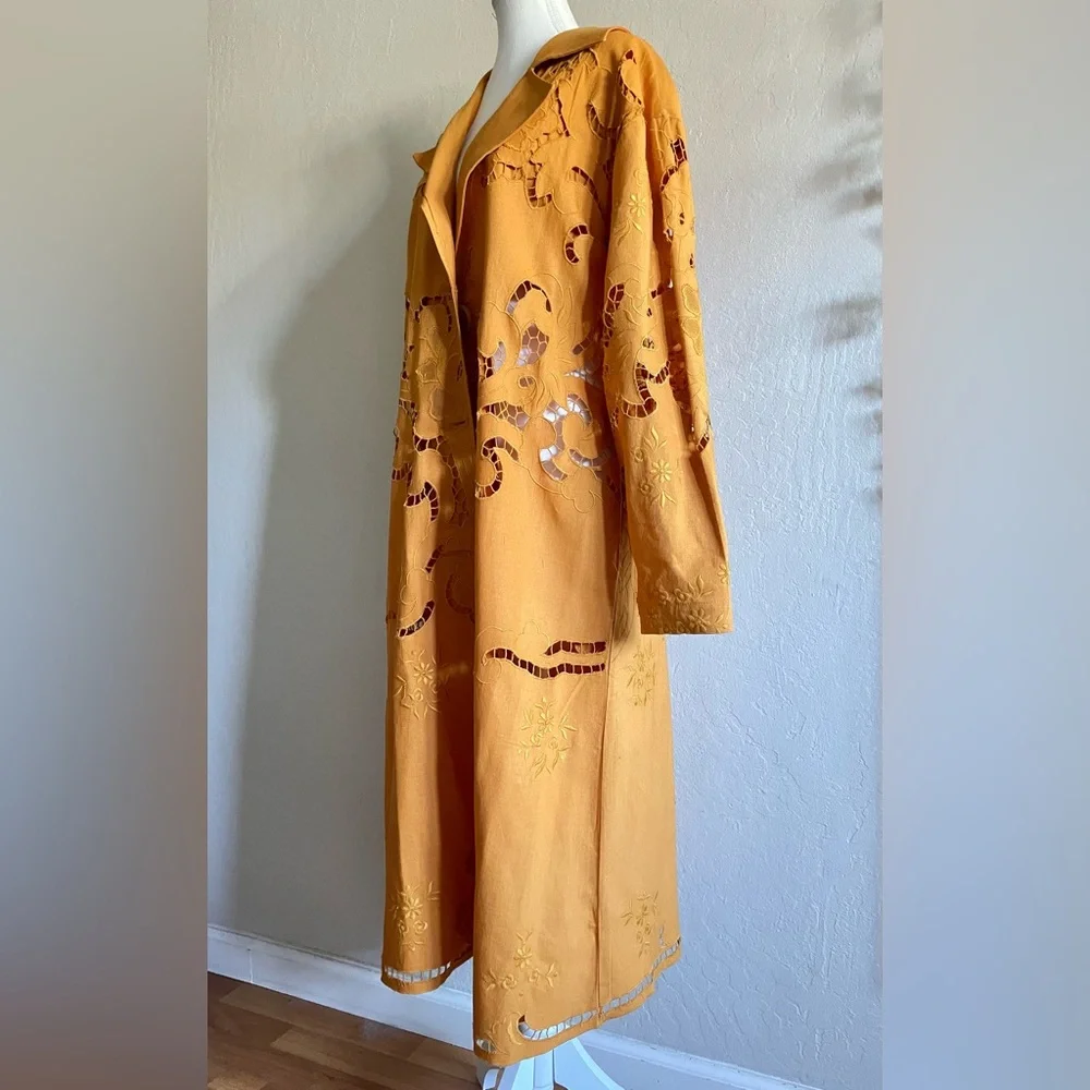 Free People embroidered trench - Picture 6 of 17
